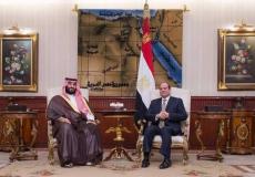 الرئيس المصري عبد الفتاح السيسي وولي العهد السعودي محمد بن سلمان 