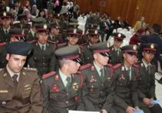 تكريم طالبان فلسطينيان أوائل من الكلية الحربية المصرية