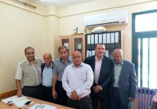 وفد من النقابة العامة للعاملين في الخدمات الصحية