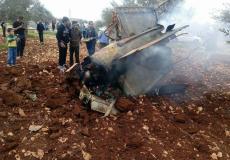 حطام الطائرة الإسرائيلية