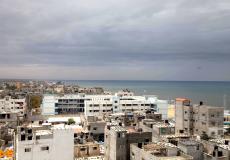 مدينة دير البلح وسط قطاع غزة