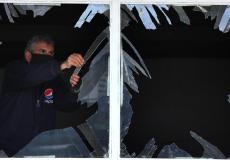 أثار الدمار في مصنع اليازجي للمشروبات الغازية