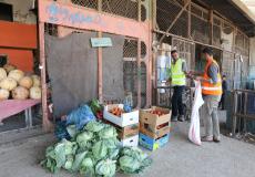 بلدية غزة تشرع بحملة لمكافحة القوارض في أسواق المدينة