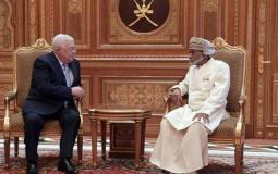 السلطان قابوس والرئيس عباس في سلطنة عمان