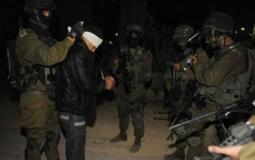 اعتقال الجيش الإسرائيلي لشاب فلسطيني - ارشيف