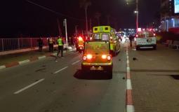من مكان الحادث في يافا