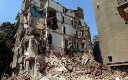 انهيار مبنى في مصر - أرشيفية