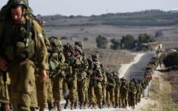 قوات الجيش الاسرائيلي قرب حدود غزة