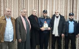التواصل الجماهيري لـ “الجهاد" في شرق غزة يزور مركز شرطة الشجاعية
