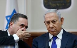 رئيس الحكومة الإسرائيلية بنيامين نتنياهو ووزير الخارجية يسرائيل كاتس