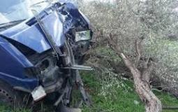 اصابة شخصين في حادث سير في مدينة طمرة