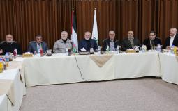 اجتماع هيئة الحراك الوطني مع قيادة حماس في غزة