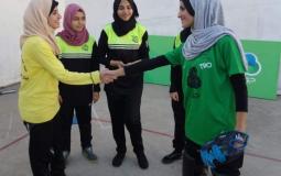 فتيات نادي النصر العربي وجمعية أمواج يتأهلن لنهائي البطولة