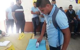 انتخابات داخل مدرسة الثانوية التكنولوجية في الناصرة
