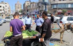 بائع متجول في غزة