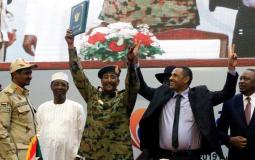 أعضاء المجلس السيادى السودانى يؤدون اليمين الدستورية