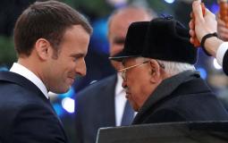 الرئيس الفرنسي والرئيس الفلسطيني - أرشيفية 