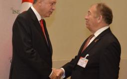 وزير الاقتصاد الوطني خالد العسيلي والرئيس التركي رجب طيب ارودغان