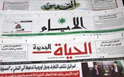 عناوين الصحف الفلسطينية 
