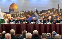 اجتماع القيادة الفلسطينية في رام الله