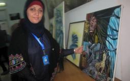 الفنانة الفلسطينية آية عبد الرحمن