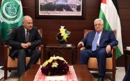 تفاصيل المكالمة الهاتفية بين أبو الغيط والرئيس عباس