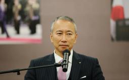 السفير الياباني في فلسطين تاكيشي أوكوبو