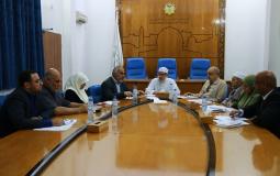 غزة: لجنة التربية والقضايا الاجتماعية بالتشريعي تعقد جلسة استماع لوكيل وزارة التنمية
