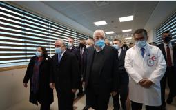 خلال افتتاح مستشفى الهلال الأحمر بنابلس