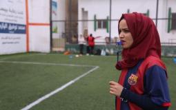 ألاء العمور تشق طريقها في عالم تدريب كرة القدم
