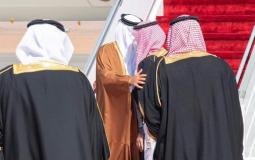 ولي العهد السعودي يستقبل الأمير القطري