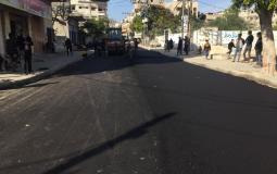 بلدية غزة تنتهي من انجاز 90 % من مشروع شارع السدرة والصحابة