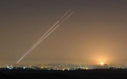 سقوط صاروخين أطلقا من قطاع غزة غزة قرب أسدود