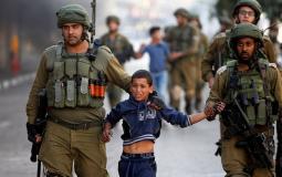 اعتقال طفل فلسطيني في الضفة