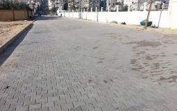 بلدية جباليا النزلة تبدأ في تنفيذ مشروع تطوير شوارع متفرقة في منطقة عجور