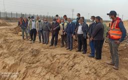 توسعة معبر رفح البري جنوب قطاع غزة