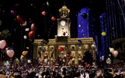 احتفالات مدينة ووهان الصينية بالعام الجديد