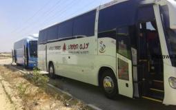 وصول 14 مركبة تجاري وحافلتين إلى غزة عبر إيرز