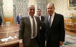 وزير خارجية روسيا سيرغي لافروف يستقبل حسين الشيخ عضو اللجنة المركزية لحركة فتح