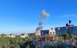 انفجار بيت حانون شمال قطاع غزة
