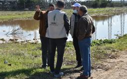 العمل الزراعي ينفذ جولة تفقدية للمزارعين المتضررين شرق غزة