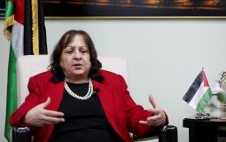 الدكتورة مي كيلة - وزيرة الصحة الفلسطينية
