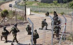مناورة الجيش الاسرائيلي على الحدود اللبنانية /أرشيف