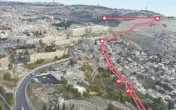 مخطط القطار الهوائي في القدس
