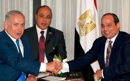 الرئيس المصري عبد الفتاح السيسي ورئيس الوزراء الإسرائيلي