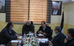 ابو النجا يستقبل وفدا من الاتحاد العام للصناعات الفلسطينية