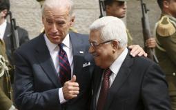 الرئيس الفلسطيني محمود عباس ونظيره الأميركي جو بايدن - أرشيف