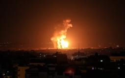 قصف عدة مواقع في قطاع غزة