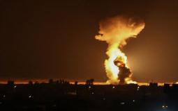 الجيش الإسرائيلي يصدر بيانا بعد قصف قطاع غزة