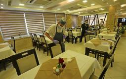 أحد مطاعم غزة